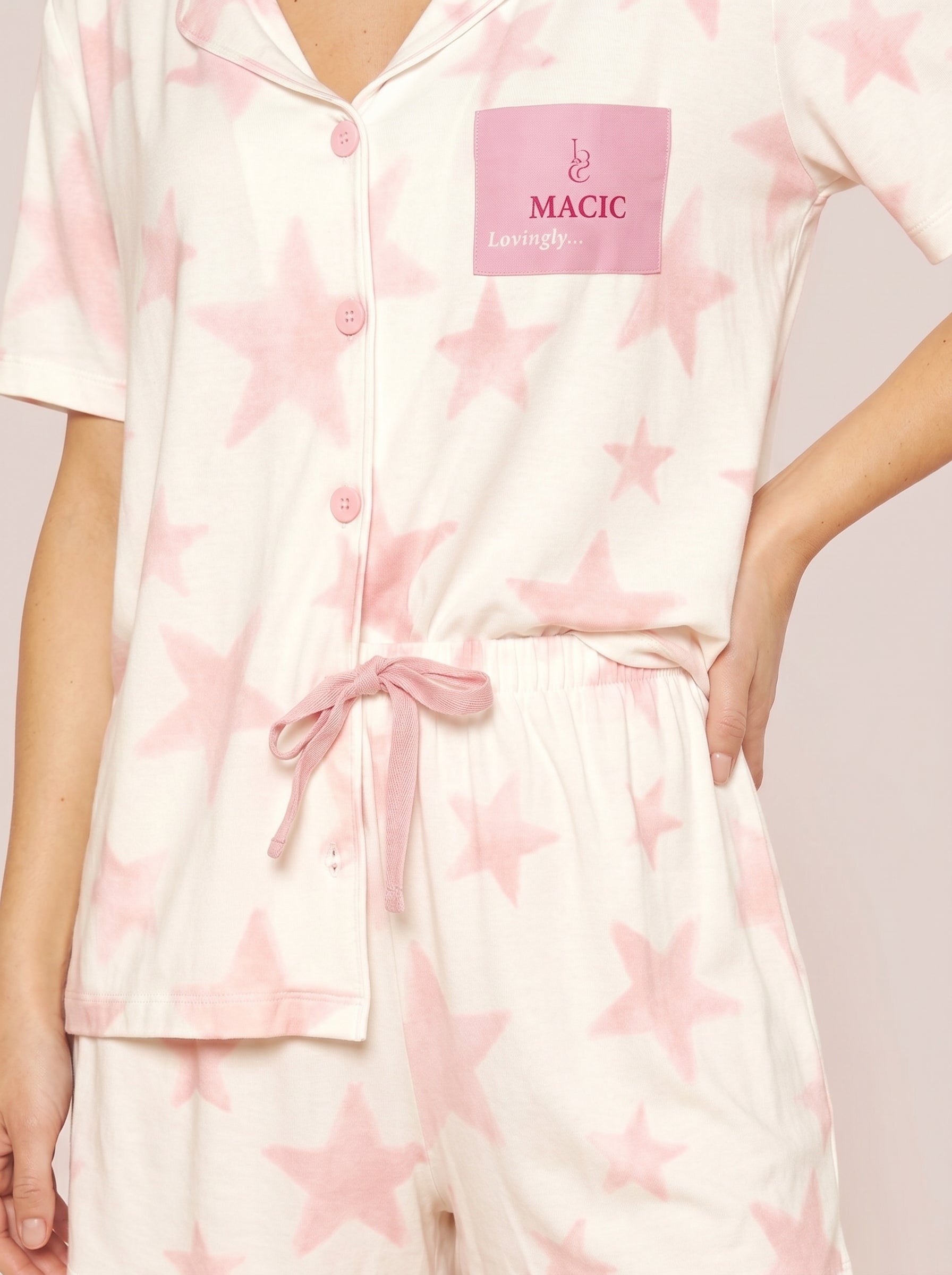 Pijama Camisaria Viscolycra Magic