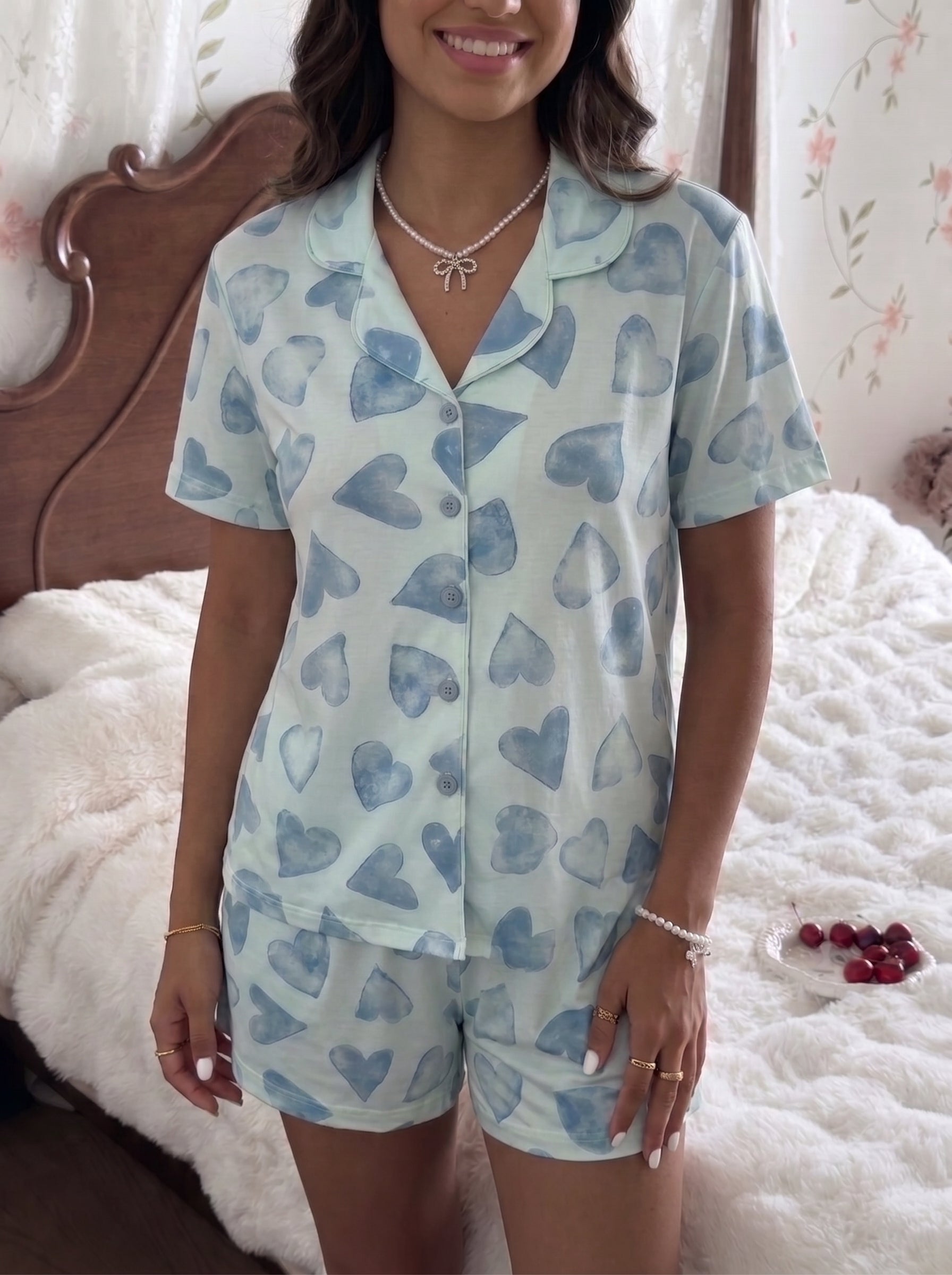 Pijama Camisaria Viscolycra Amar