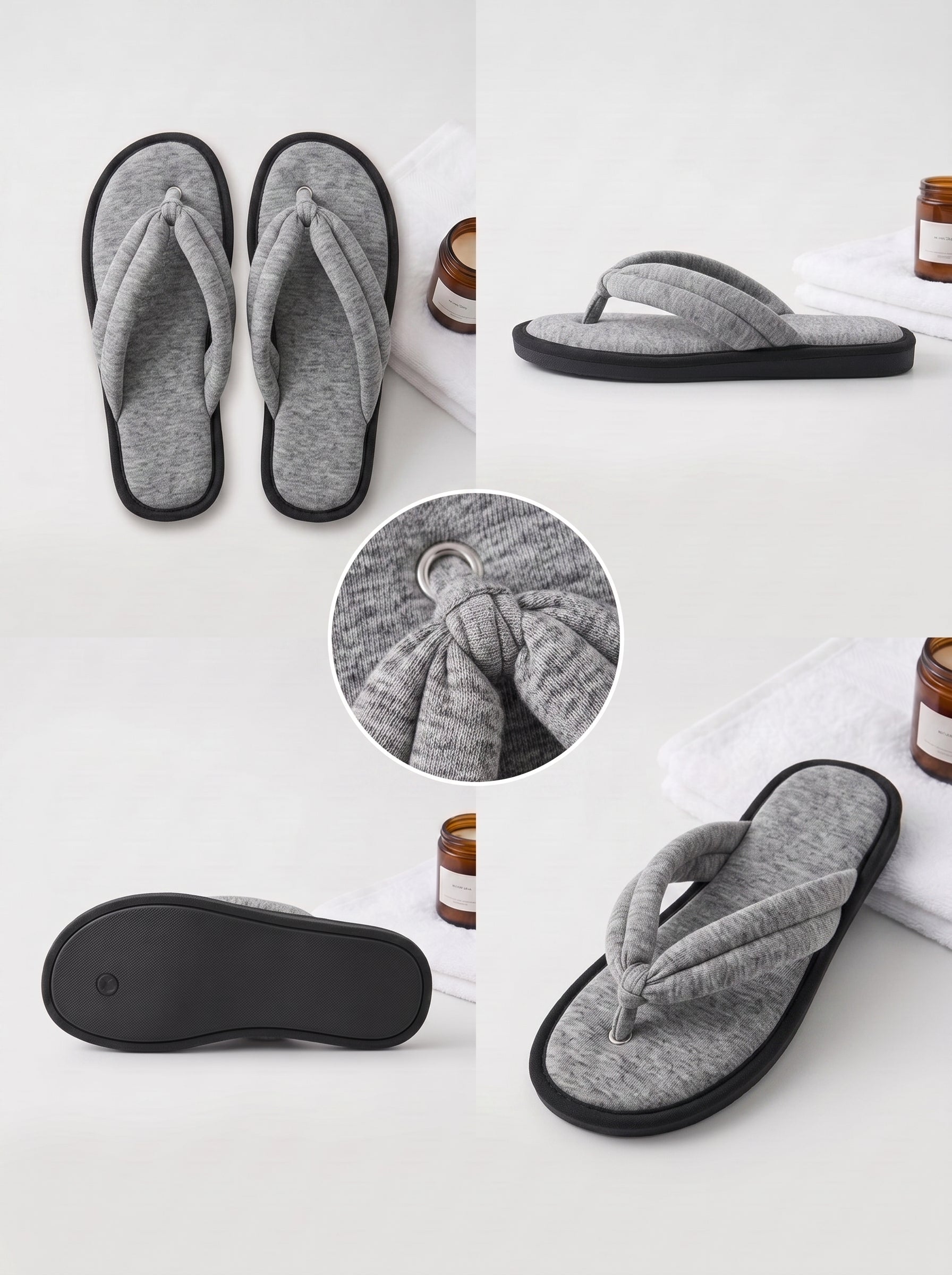 Pantufa Sofia Cinza