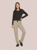 Pijama Longo Viscolycra Tigrado Animal Print