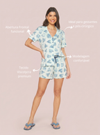 Pijama Camisaria Viscolycra Amar