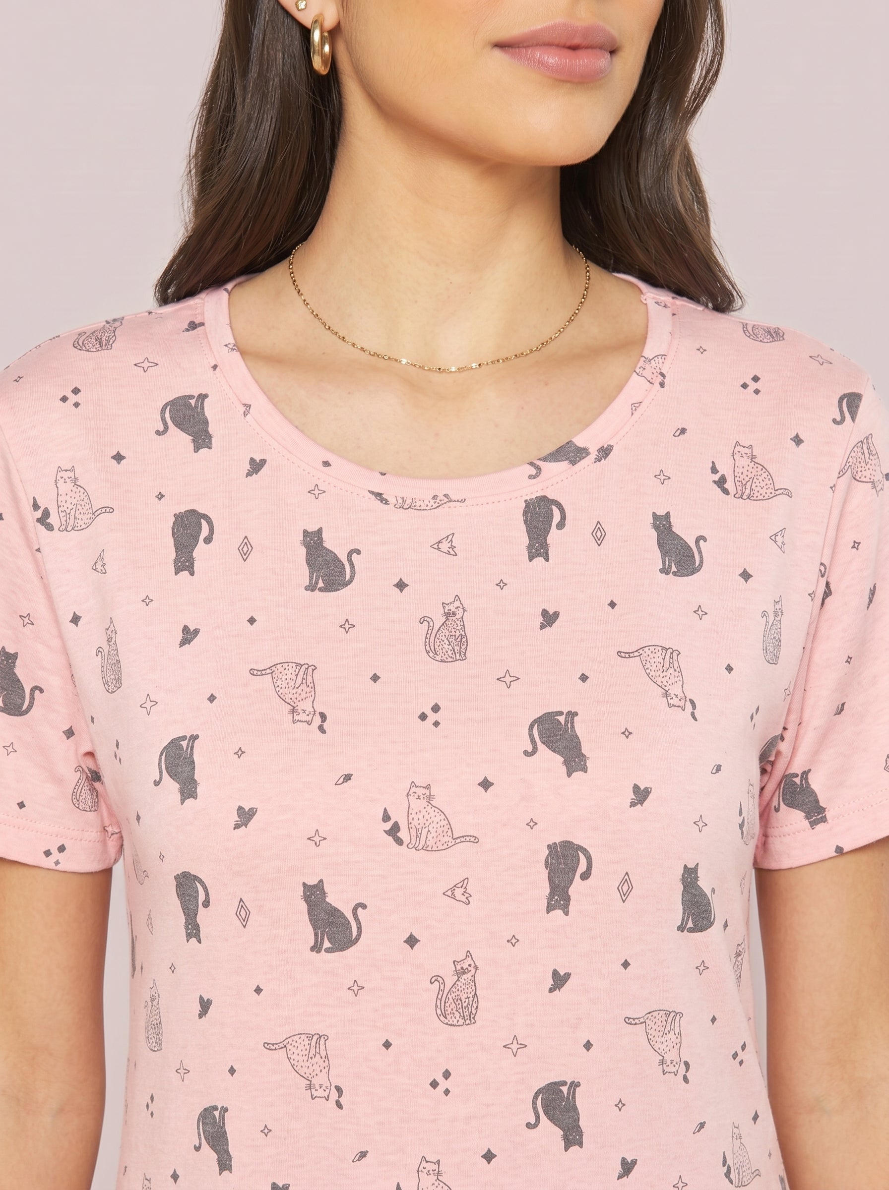 Camisola Viscolycra Gato