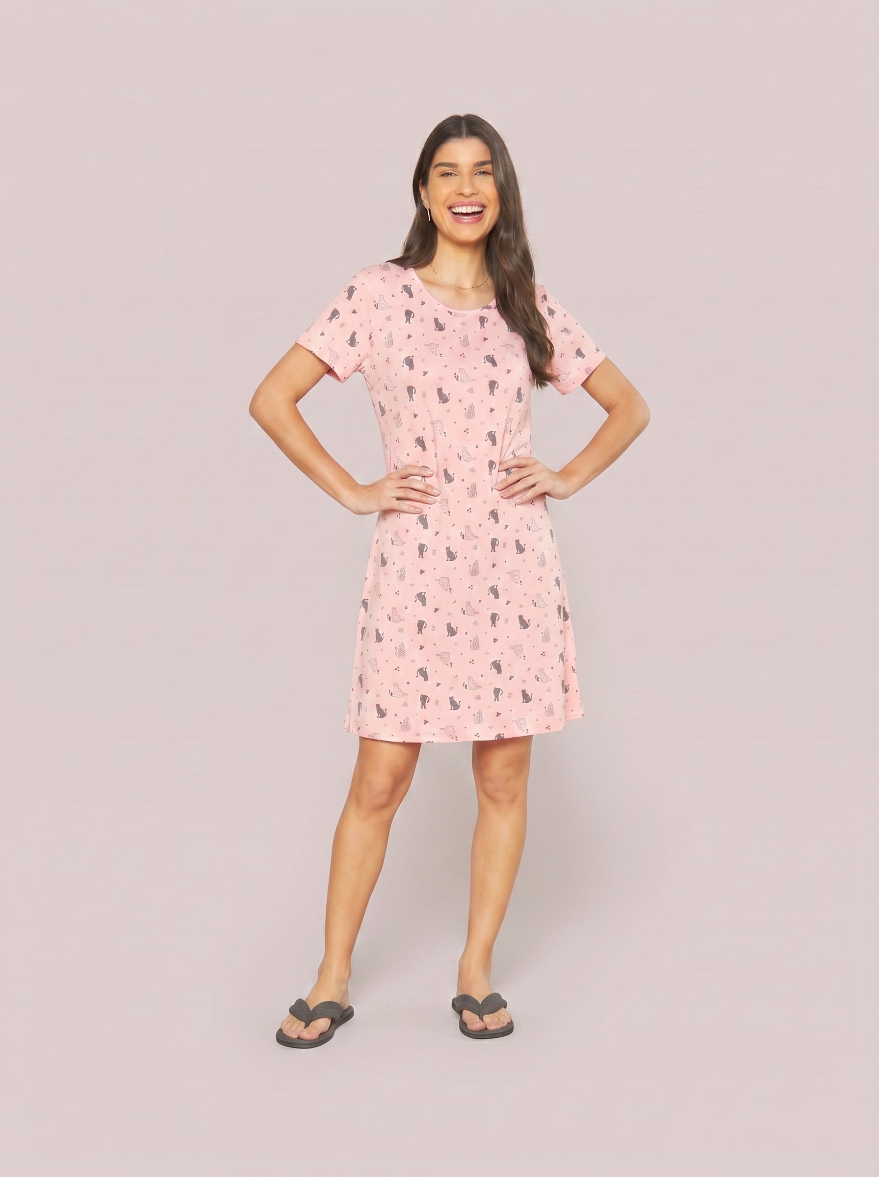Camisola Viscolycra Gato