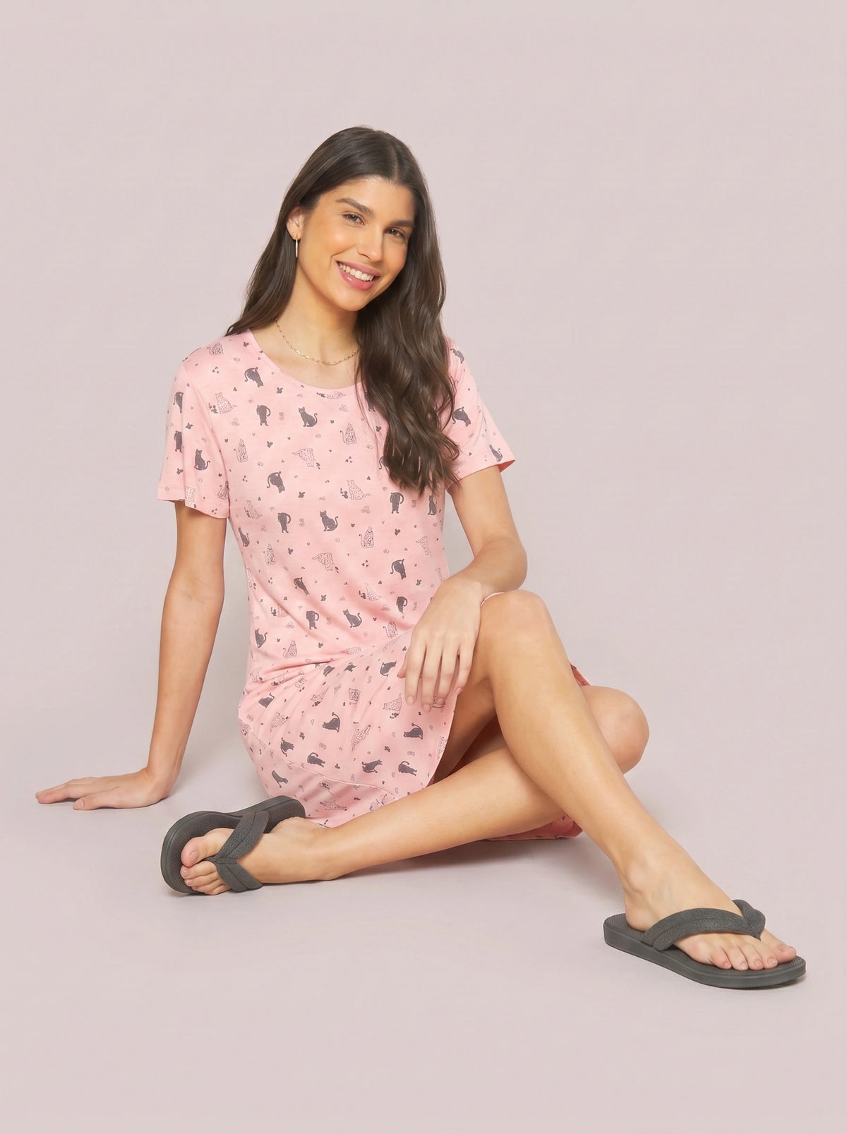 Camisola Viscolycra Gato
