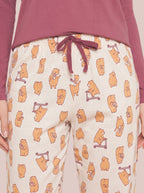 Pijama Longo 100% Algodão Capivara