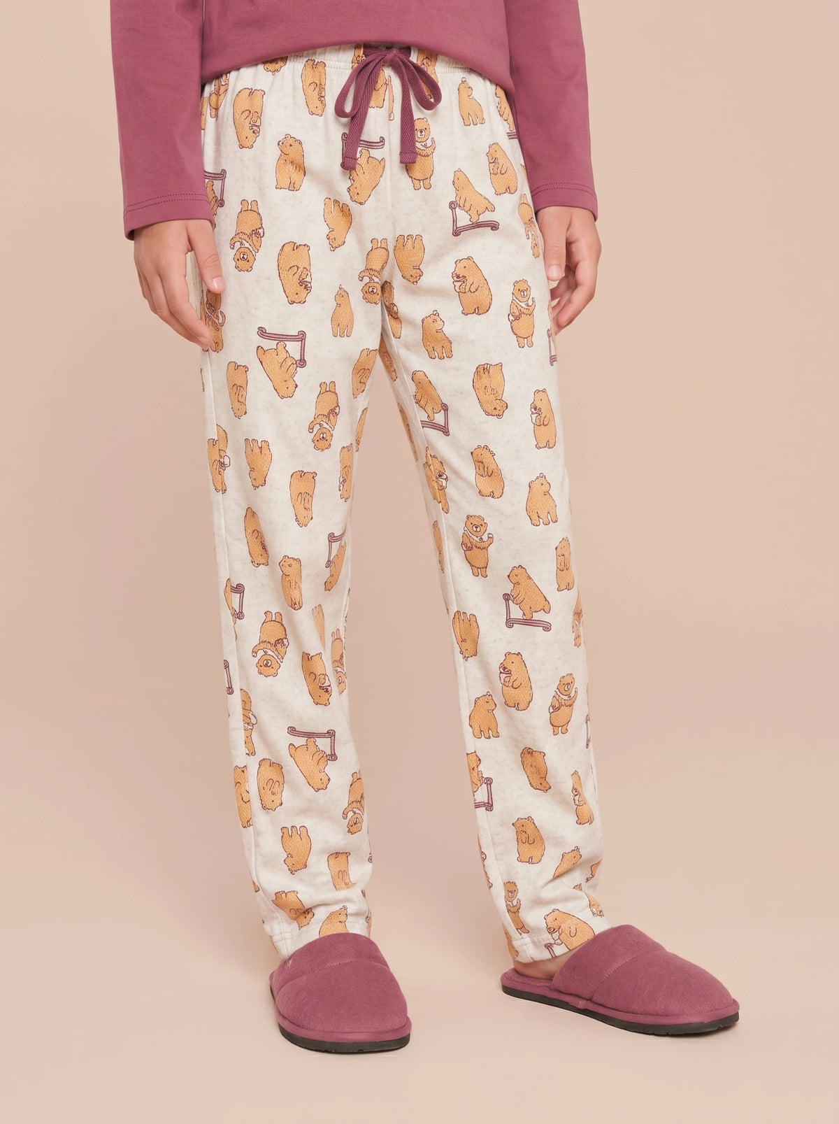 Pijama Longo Infantil Algodão Capivara