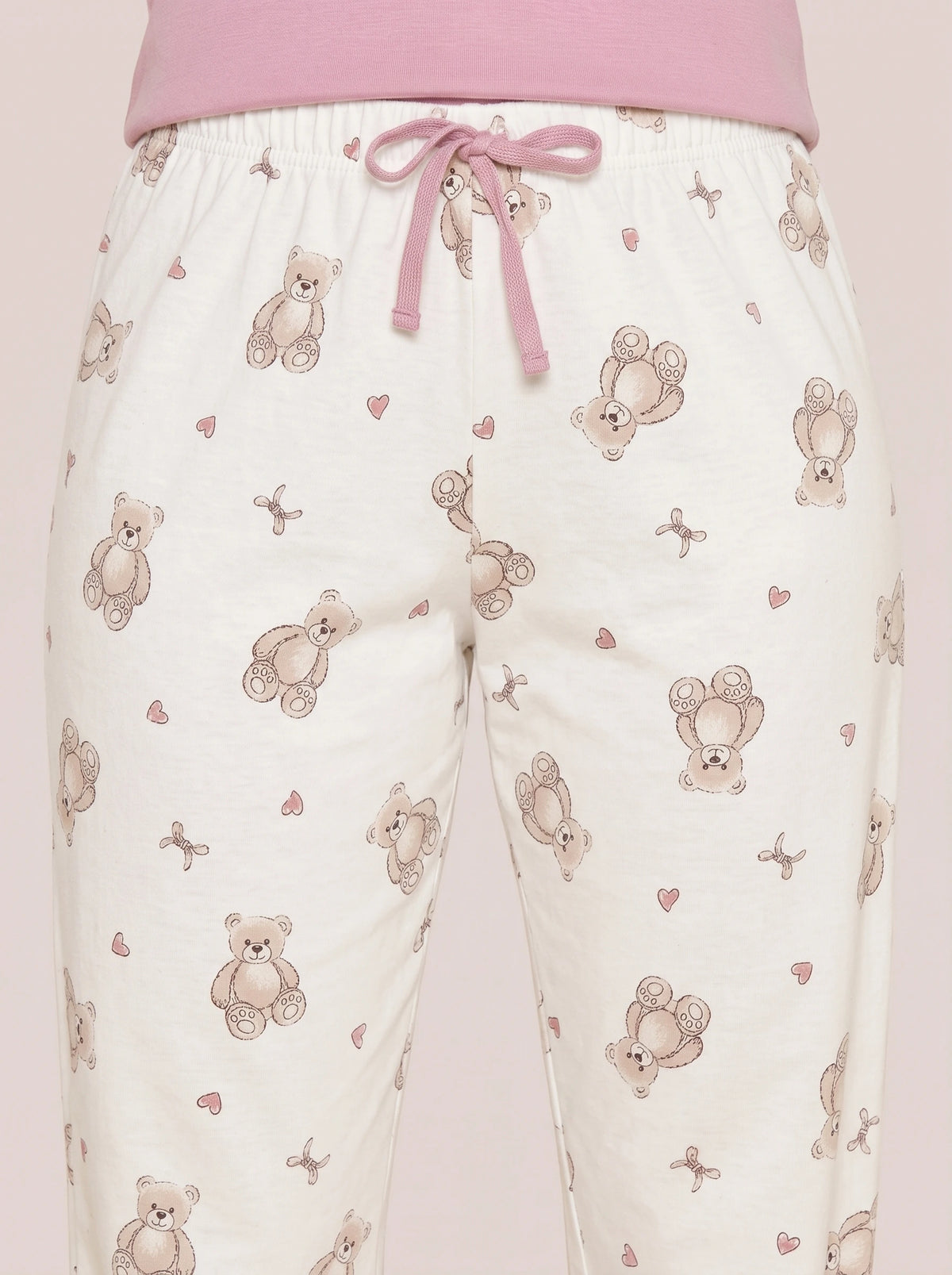 Pijama Longo Feminino Algodão Cute Bear