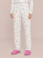 Pijama Longo Camisaria Feminino Viscolycra Floral