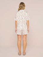 Pijama Camisaria Viscolycra Flowers