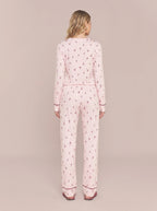 Pijama Longo Feminimo Viscolycra Vinho