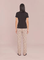 Pijama Longo Manga Curta Viscolycra Tigrado Animal Print