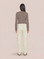 Pijama Longo Feminino Viscolycra Nature Floral/Grafite