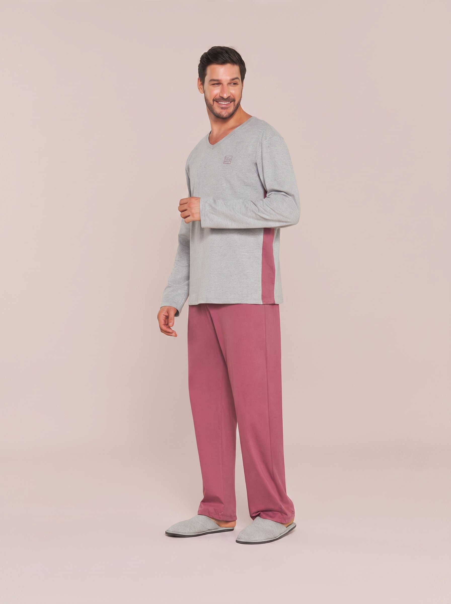 Pijama Longo Masculino Adulto
