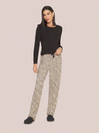 Pijama Longo Viscolycra Tigrado Animal Print