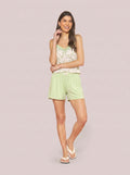 Short Doll Alças Reguláveis Light Suede Nature