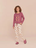 Pijama Longo Infantil Algodão Capivara